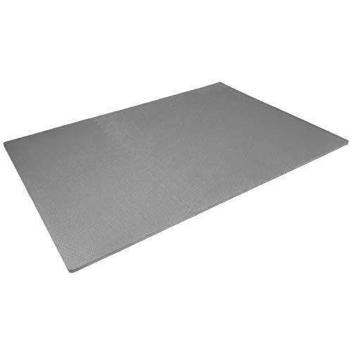 Puzzle grube mata pod sprzęt do ćwiczeń 6 szt szary komplet 2 cm - zdjęcie 4