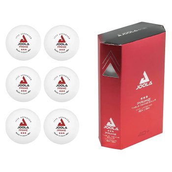 Zestaw piłeczek ping pong JOOLA PRIME 40+ biały 6 sztuk