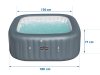 Jacuzzi SPA ogrodowe Bestway 60031 Hawaii HydroJet Pro 6osobowe 180 cm WiFi - zdjęcie 5
