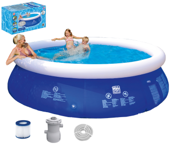 Basen rozporowy okrągły zestaw Happy People 300 x 76 cm