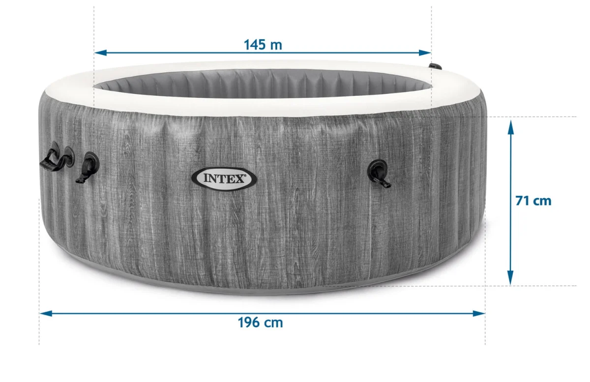 Jacuzzi INTEX 28440 Dmuchane SPA z hydromasażem 196x71cm LED WI-FI - zdjęcie 7