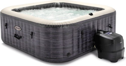 Dmuchane ogrodowe SPA Hydromasaż Intex PureSpa Greystone Deluxe dla 4 osób WI-FI jacuzzi LED - zdjęcie 3