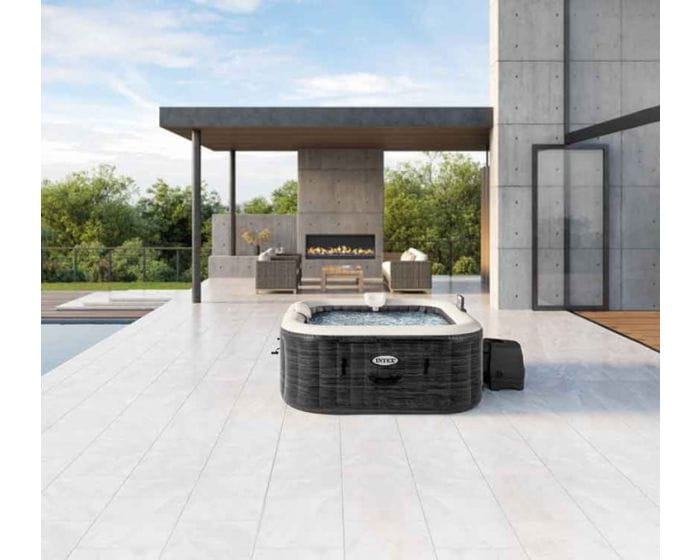 Dmuchane ogrodowe SPA Hydromasaż Intex PureSpa Greystone Deluxe dla 4 osób WI-FI jacuzzi LED - zdjęcie 16