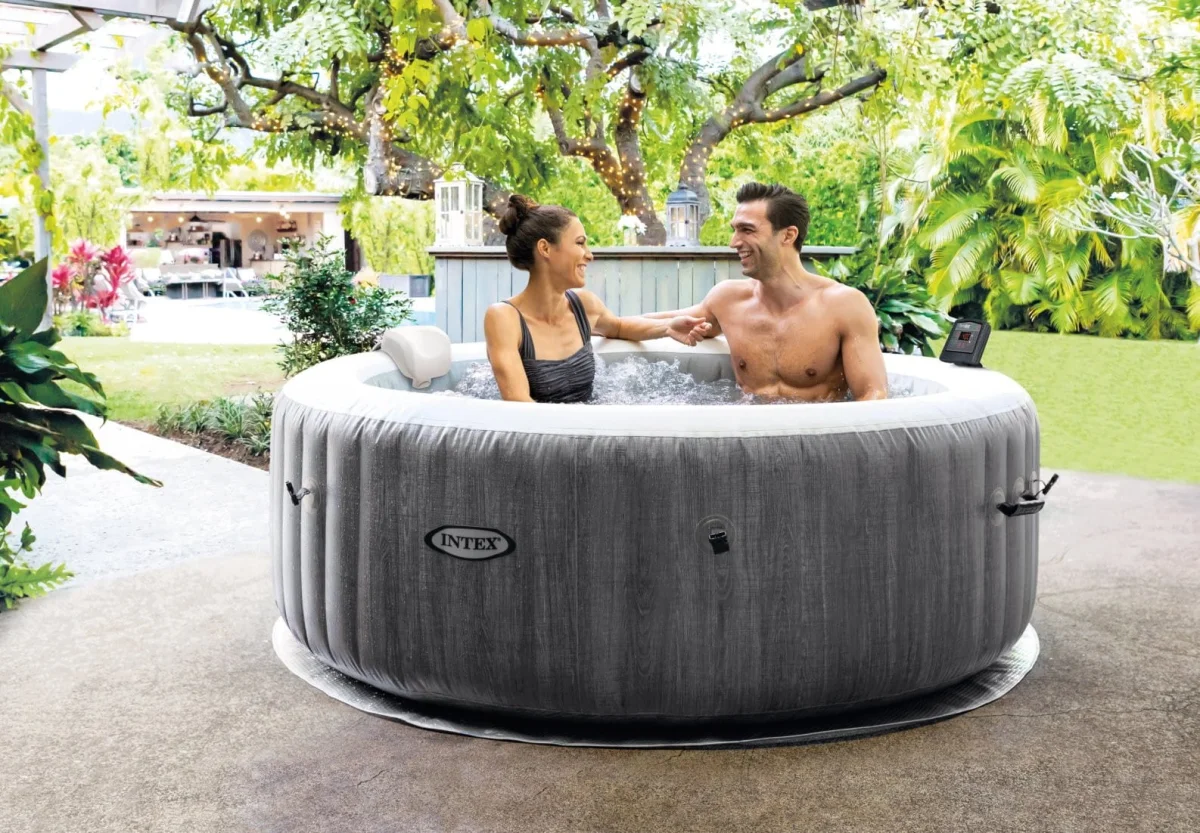Jacuzzi INTEX 28440 Dmuchane SPA z hydromasażem 196x71cm LED WI-FI - zdjęcie 5