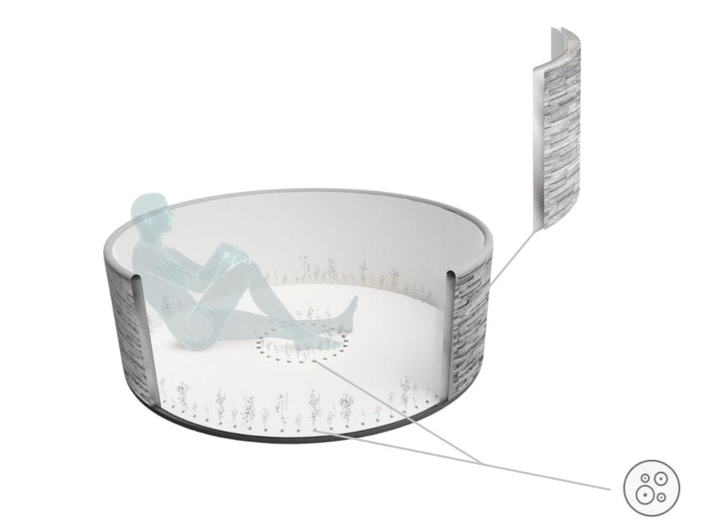 Jacuzzi Bestway SPA 60027 Lay-Z Vancouver 5 osobowe 155cm WI-FI - zdjęcie 3