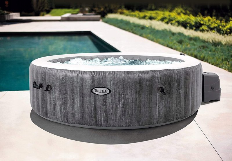 Jacuzzi Intex PureSpa Greywood DELUXE 28442 — dmuchane SPA 216x71 cm dla 6 osób