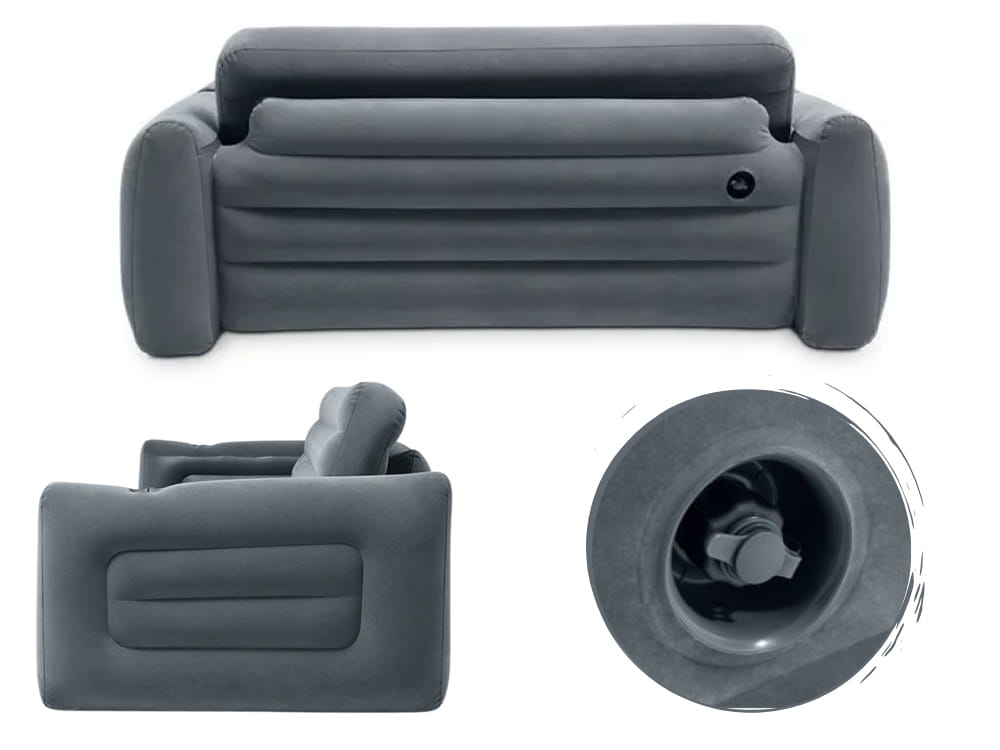 Sofa dmuchana rozkładana Intex 66552NP 224 x 203 x 66 cm - zdjęcie 5