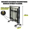 Stół do tenisa Joola Outdoor J200A szary z siatką - zdjęcie 5