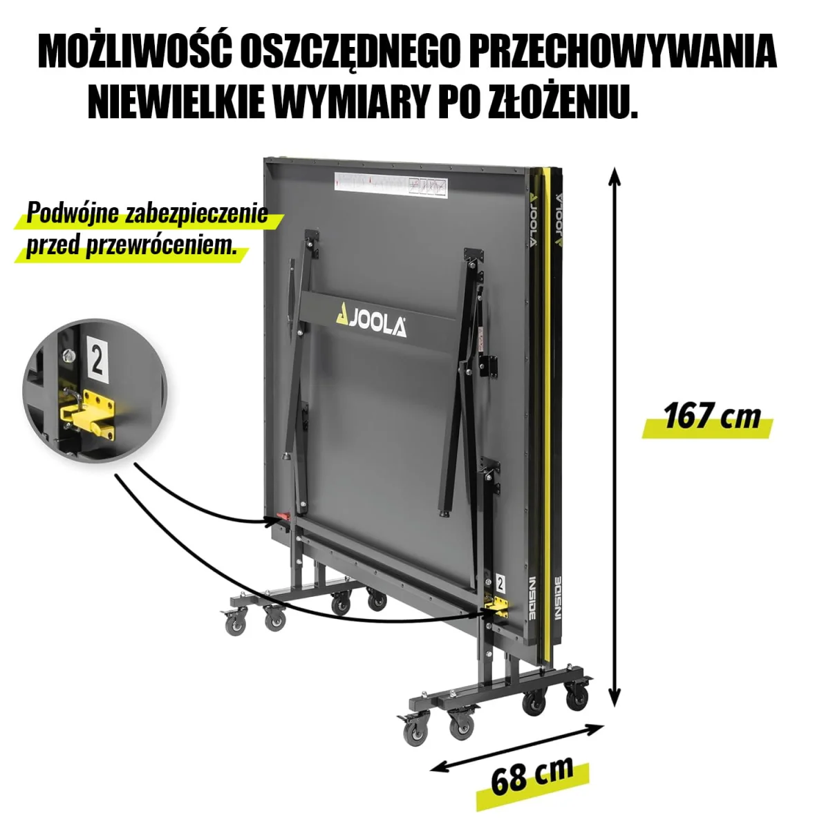 Stół do tenisa stołowego JOOLA Inside J15 - zdjęcie 5