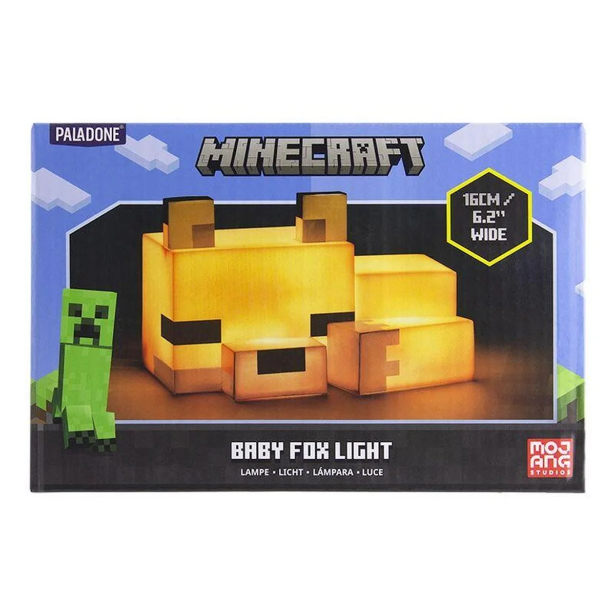 Lampka nocna Minecraft Fox Lisek Paladone 16 cm - zdjęcie 5