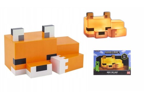 Lampka nocna Minecraft Fox Lisek Paladone 16 cm