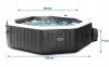 Jacuzzi SPA ogrodowe INTEX 28462 Pure Spa Jet&Bubble Deluxe dla 6 osób Wi-Fi - zdjęcie 4