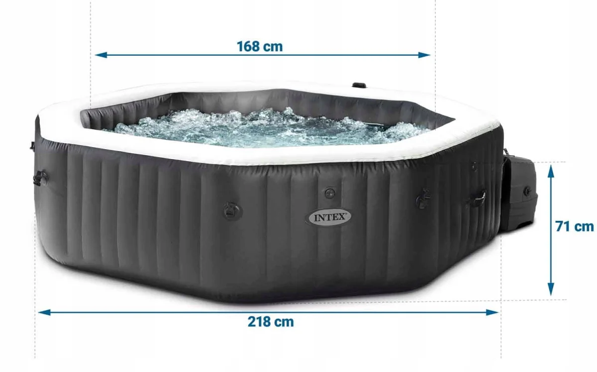 Jacuzzi SPA ogrodowe INTEX 28462 Pure Spa Jet&Bubble Deluxe dla 6 osób Wi-Fi - zdjęcie 4