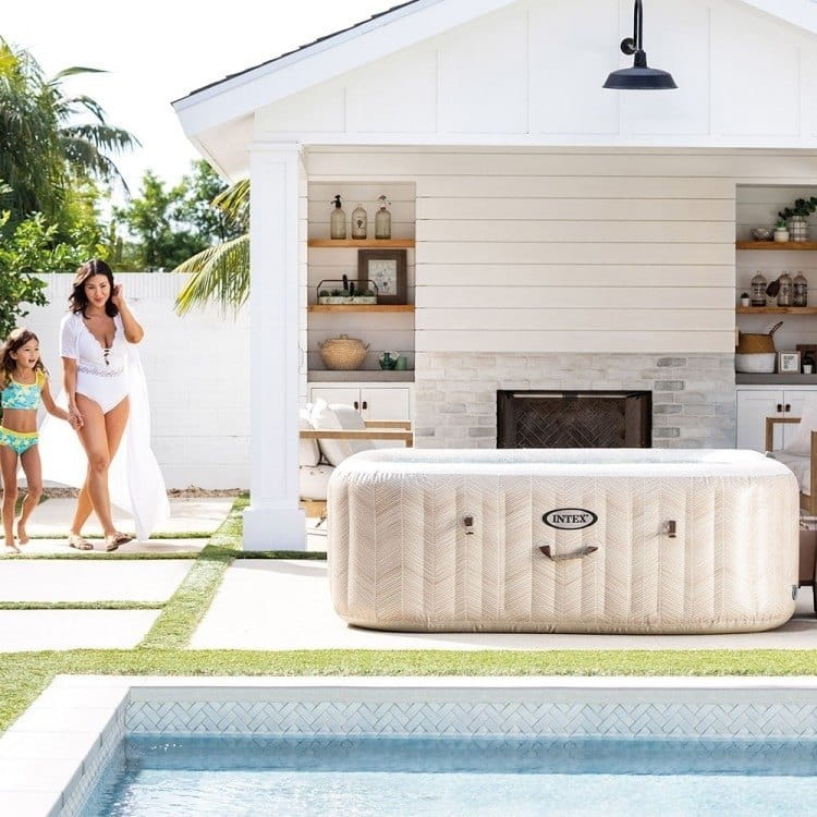 Jacuzzi SPA ogrodowe INTEX 28472 Pure Spa Chevron Deluxe dla 6 osób Wi-Fi  - zdjęcie 10