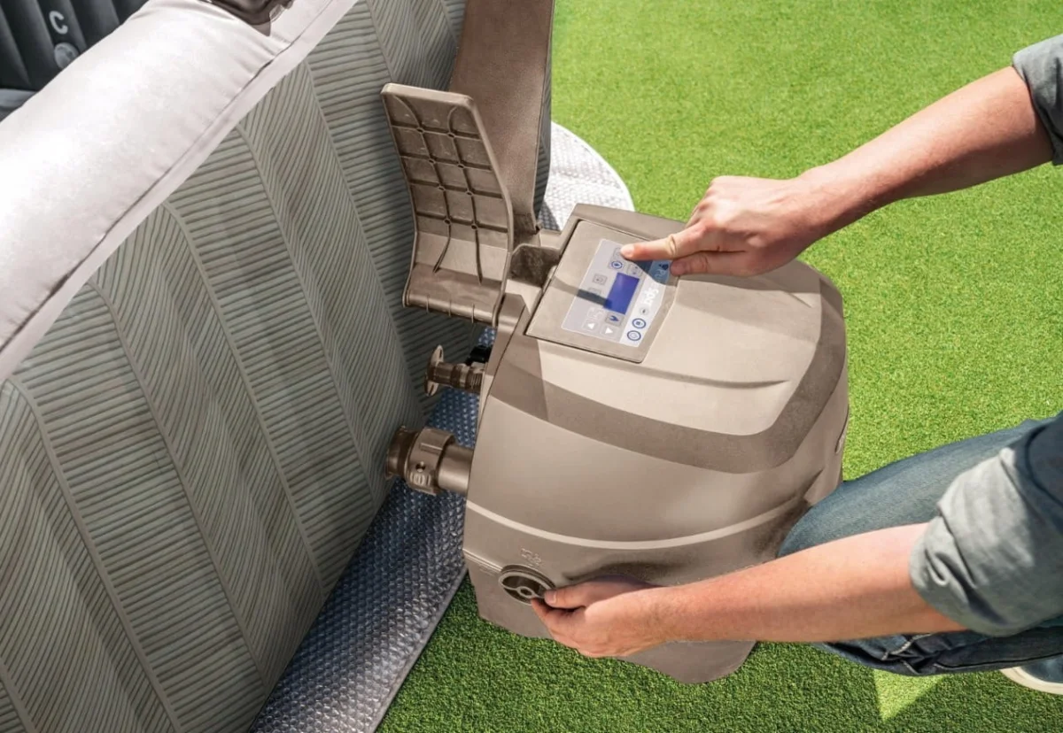 Jacuzzi SPA ogrodowe INTEX 28472 Pure Spa Chevron Deluxe dla 6 osób Wi-Fi  - zdjęcie 14