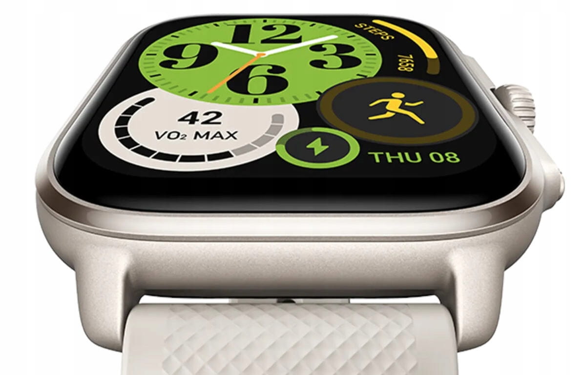 Smartwatch Amazfit Cheetah Square Winner srebrny - zdjęcie 4