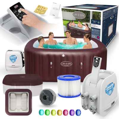 Jacuzzi SPA ogrodowe Bestway 60033 Maldives HydroJet Pro dla 5-7osób 201cm LED