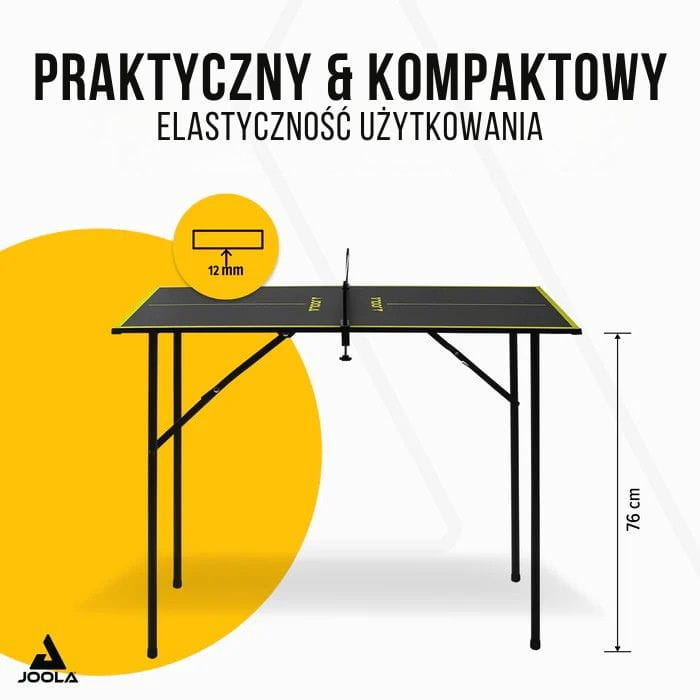 Stół do tenisa stołowego JOOLA MINI 19100 90x45 niebieski z siatką - zdjęcie 8