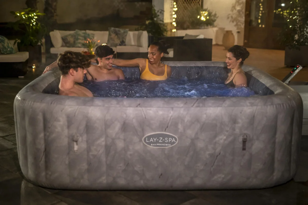 Jacuzzi SPA ogrodowe Bestway San Francisco HydroJet Pro 7osób Wi-Fi LED - zdjęcie 11