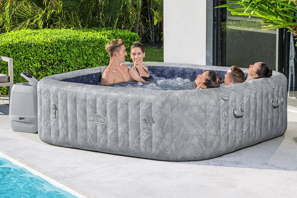 Jacuzzi SPA ogrodowe Bestway San Francisco HydroJet Pro 7osób Wi-Fi LED - zdjęcie 13