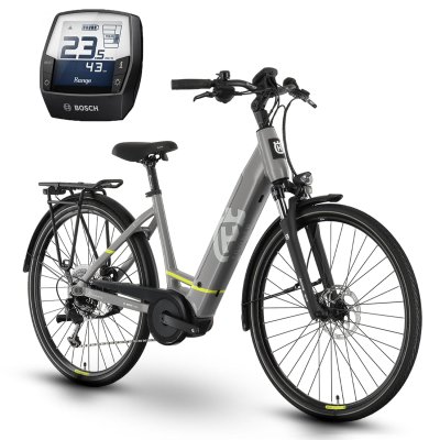 Rower elektryczny miejski Husqvarna Towner 2 BOSCH 49cm 28'' Tektro