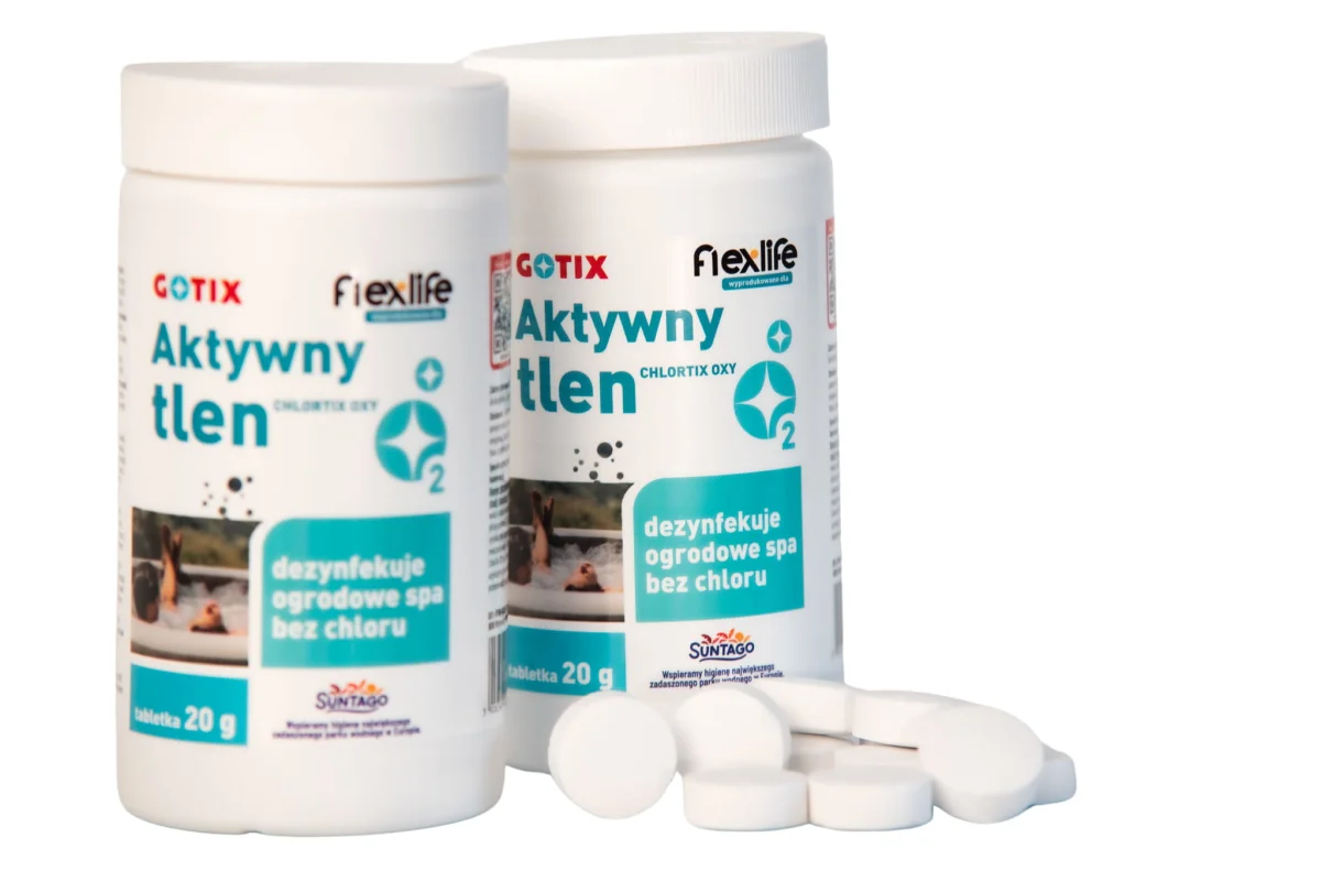Chemia do SPA Tabletki Gotix ChlorTix OXY 1kg Aktywny Tlen Bezchlorowy - zdjęcie 4