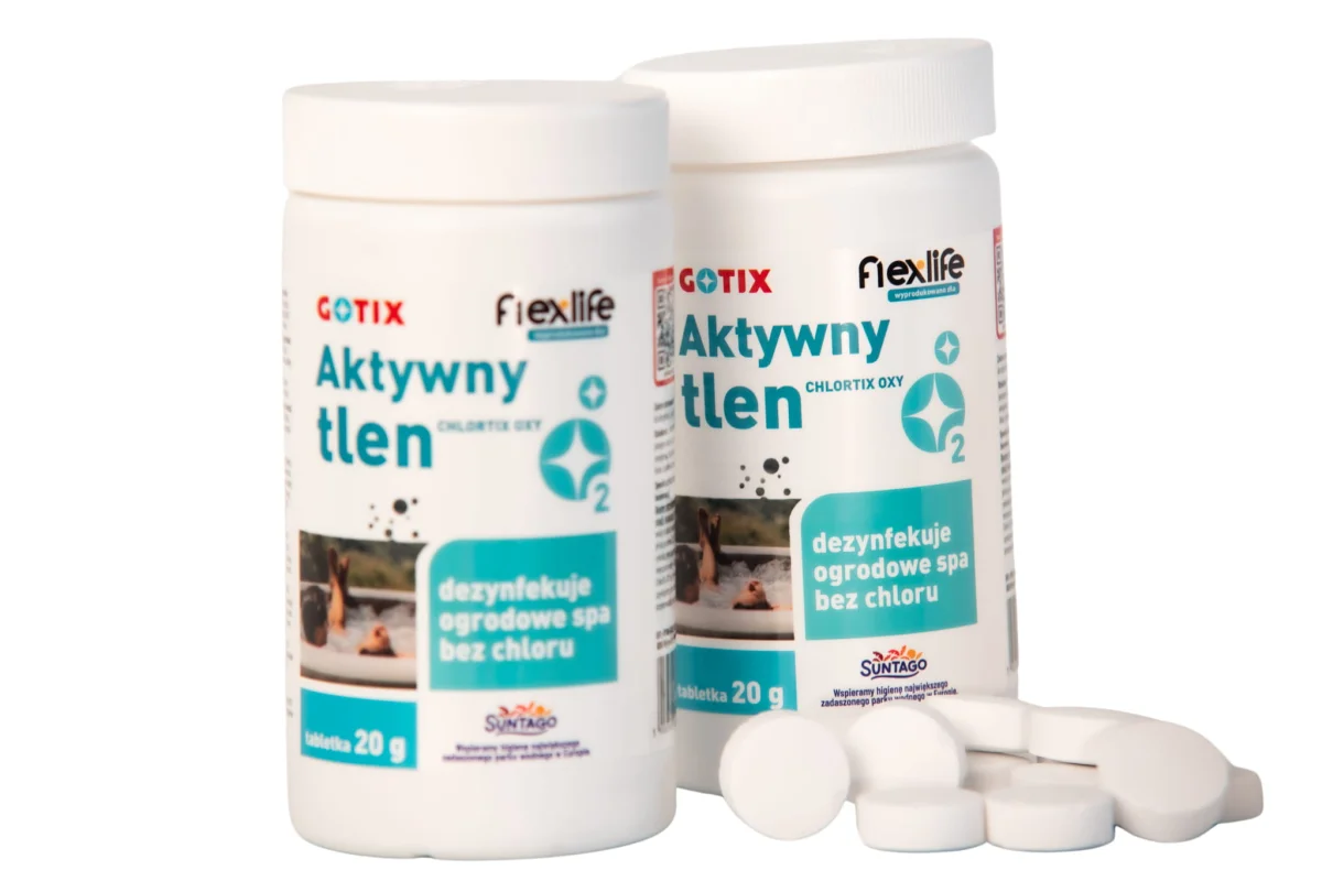 Chemia do SPA Tabletki Gotix ChlorTix OXY 1kg Aktywny Tlen Bezchlorowy - zdjęcie 5