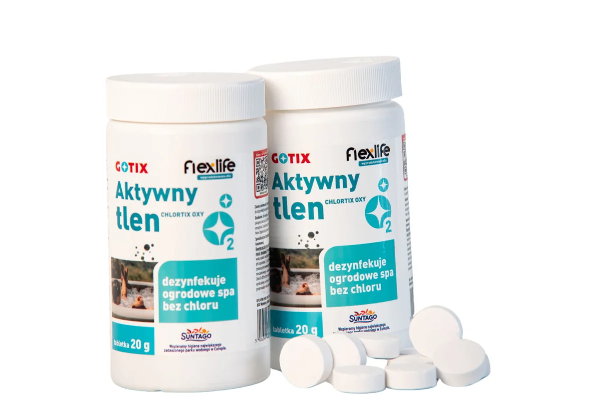 Chemia do SPA Tabletki Gotix ChlorTix OXY 1kg Aktywny Tlen Bezchlorowy - zdjęcie 7