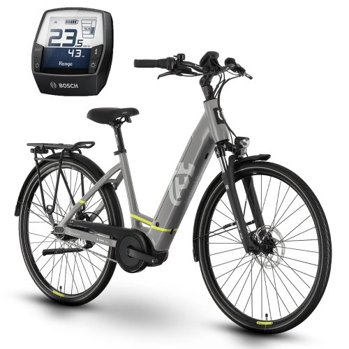 Rower elektryczny miejski Husqvarna Towner 2 BOSCH 46cm 28'' Nexus CB