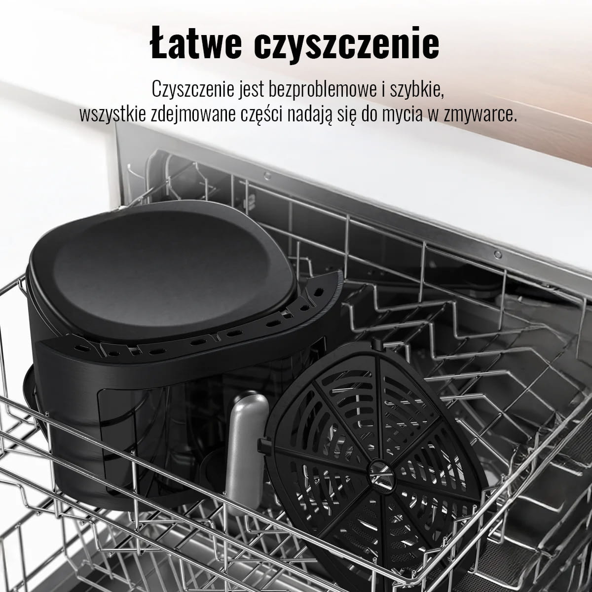 Frytkownica beztłuszczowa AirFryer Balter Home HL-551T 1500 W 5,5L - zdjęcie 7