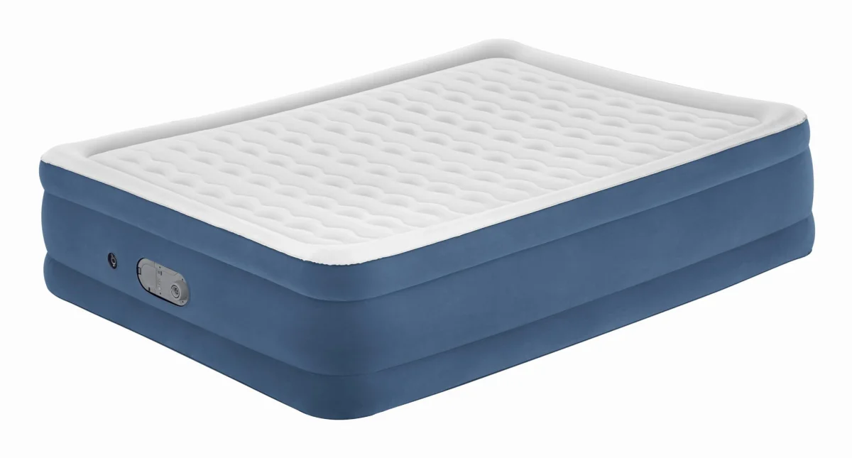 Materac dmuchany dwuosobowy Bestway 67624 z pompką 203 x 152 cm - zdjęcie 2