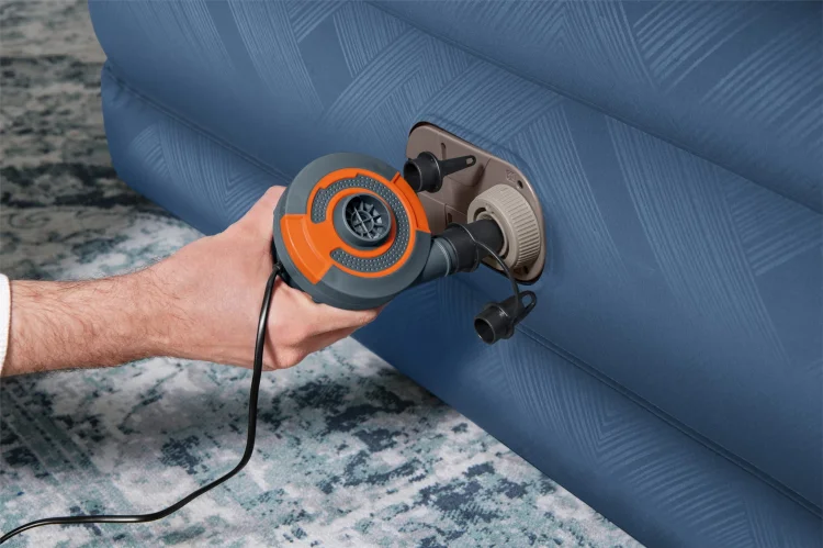 Materac dmuchany dwuosobowy Bestway 69075 z pompką elektryczną 203cm - zdjęcie 9