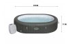 Jacuzzi SPA ogrodowe Bestway 60067 Mauritius AirJet dla 5-7osób 270cm Wi-Fi  - zdjęcie 19