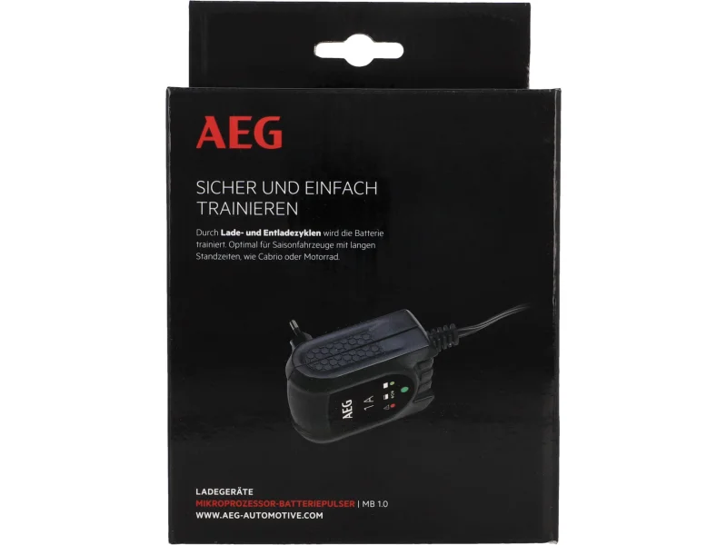 Regenerator prostownik regenerujący z mikroprocesorem AEG 1.0 12V, 1A - zdjęcie 5