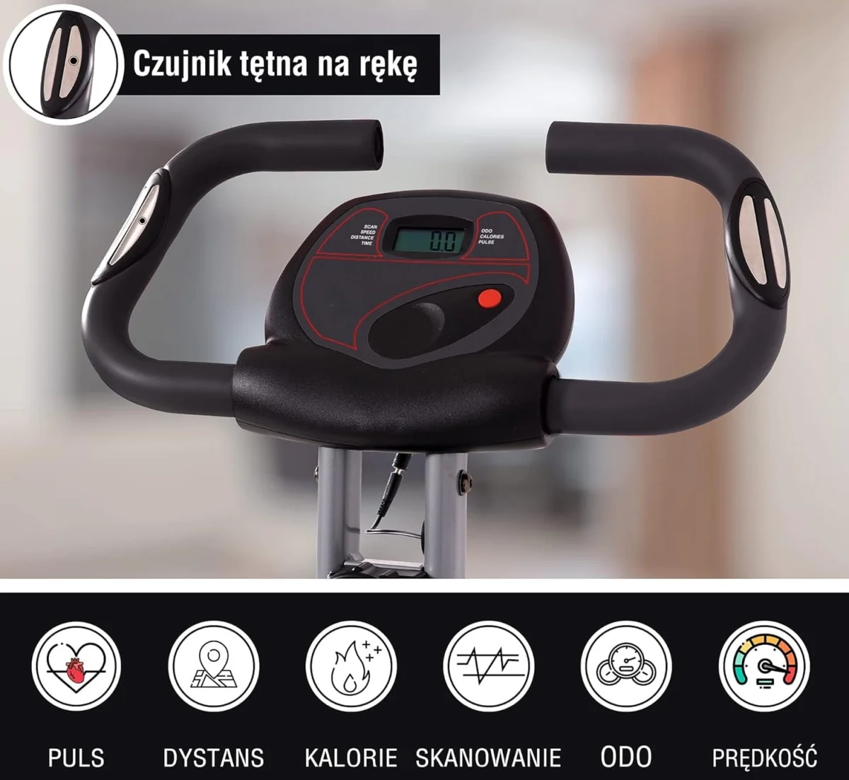 Rower rowerek treningowy stacjonarny regulowany składany ULTRASPORT - zdjęcie 8