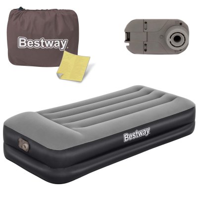 Materac dmuchany BESTWAY 67401 welurowy z pompką - zdjęcie 2