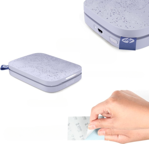 Przenośna drukarka natychmiastowa fotograficzna HP Sprocket 2 "x 3" błyskawiczna Lila - zdjęcie 2