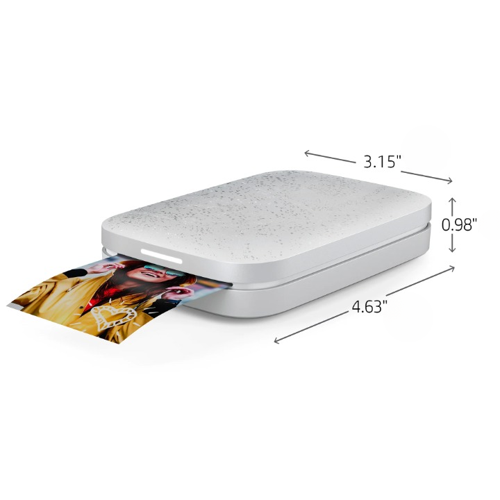 Przenośna drukarka natychmiastowa fotograficzna HP Sprocket 2 "x 3" błyskawiczna szara - zdjęcie 4