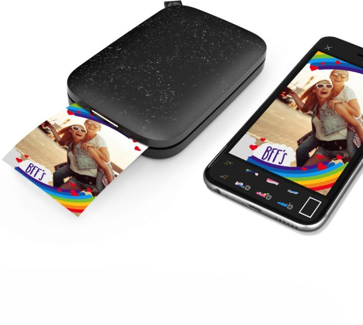 Przenośna drukarka natychmiastowa fotograficzna HP Sprocket 2 "x 3" błyskawiczna czarna - zdjęcie 7
