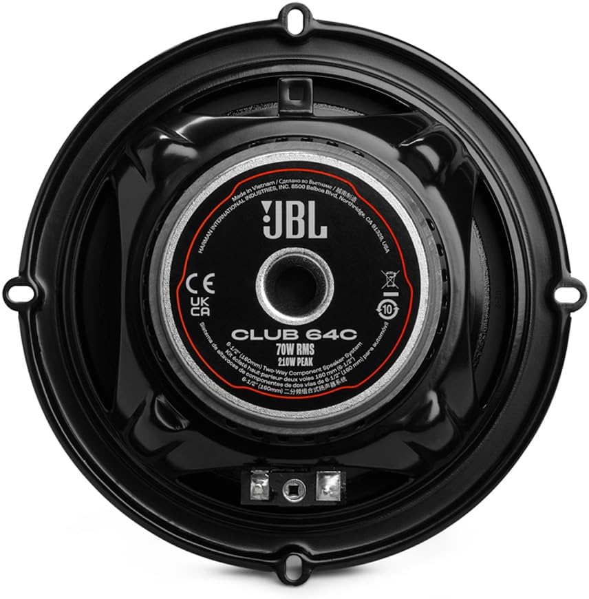 Głośniki samochodowe JBL Club 64C Gen 3 dwudrożne zestaw - zdjęcie 3