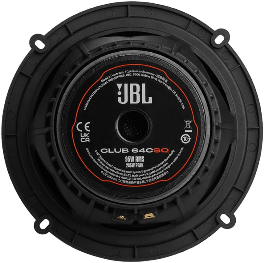 Głośniki samochodowe JBL Club 64CSQ Gen 3 dwudrożne zestaw - zdjęcie 4