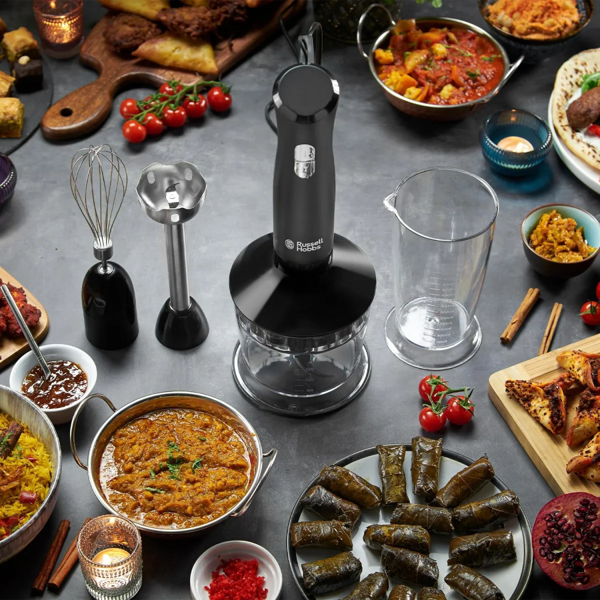 Blender ręczny 3w1 Russell Hobbs 24702-56 500 W czarny - zdjęcie 2