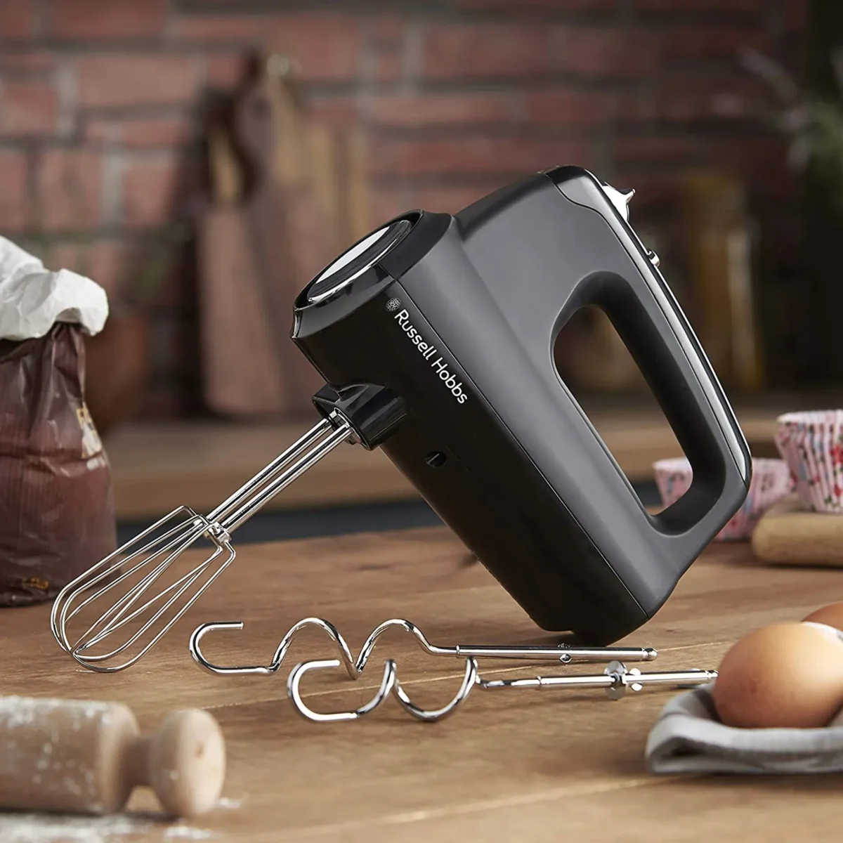 Russell Hobbs Mikser ręczny Matte 24672-56 350 W czarny - zdjęcie 6