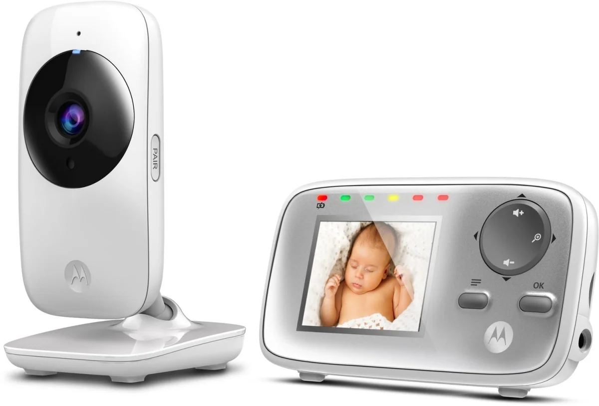 Niania elektroniczna Motorola VM482 baby monitor biały - zdjęcie 4
