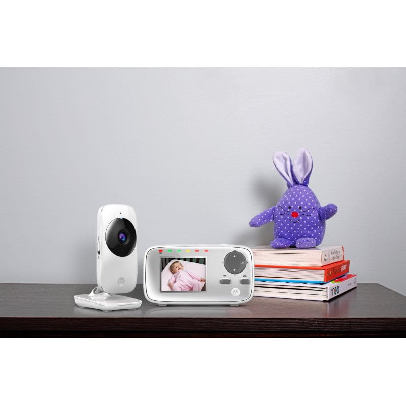 Niania elektroniczna Motorola VM482 baby monitor biały - zdjęcie 5