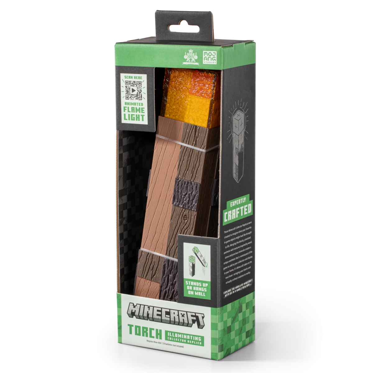 Lampka pochodnia Minecraft 3D LED Torch The Noble Collection NN3727 - zdjęcie 11