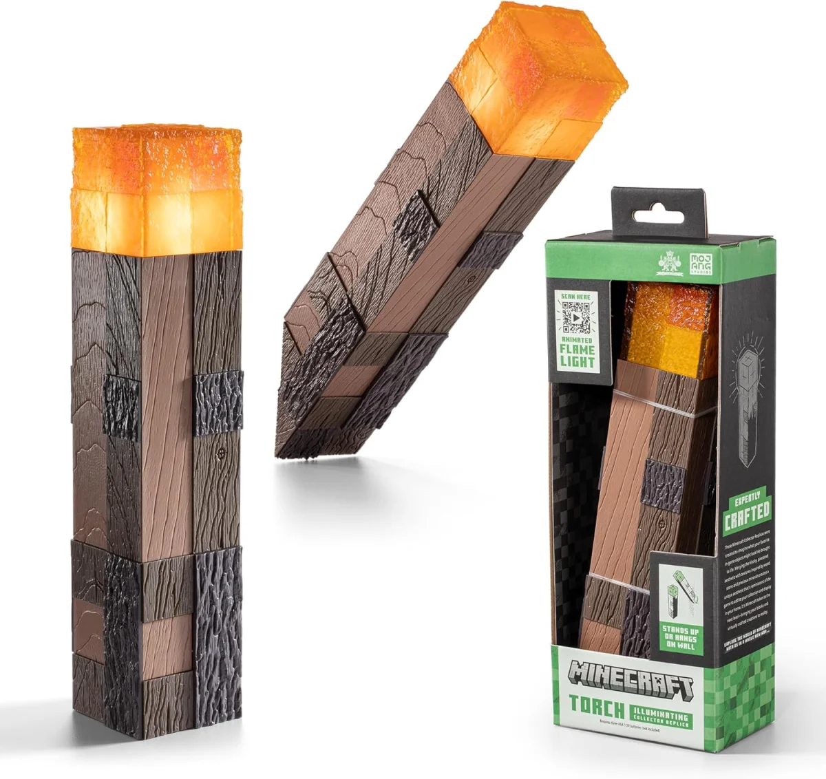 Lampka pochodnia Minecraft 3D LED Torch The Noble Collection NN3727