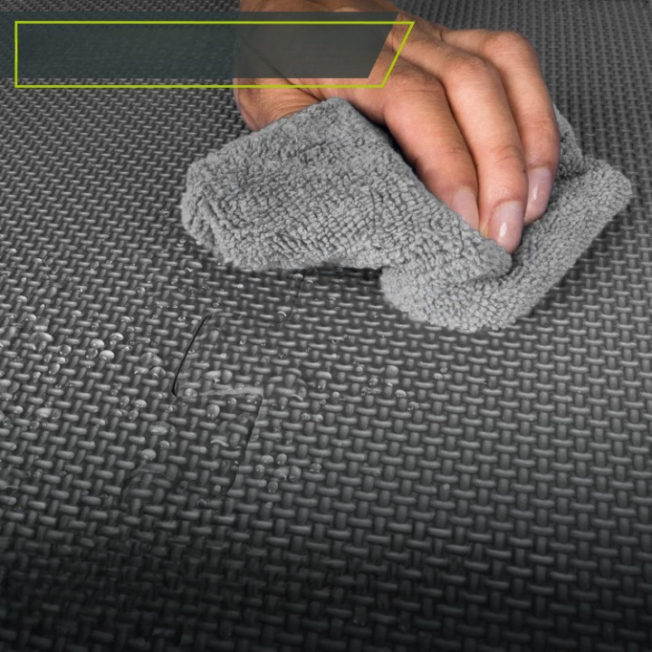 Puzzle grube mata pod sprzęt do ćwiczeń 6 szt szary komplet 2 cm - zdjęcie 8