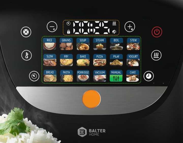 Ryżowar multicooker parowar do ryżu Balter MK-01 wielofunkcyjny 4L 18 programów - zdjęcie 4