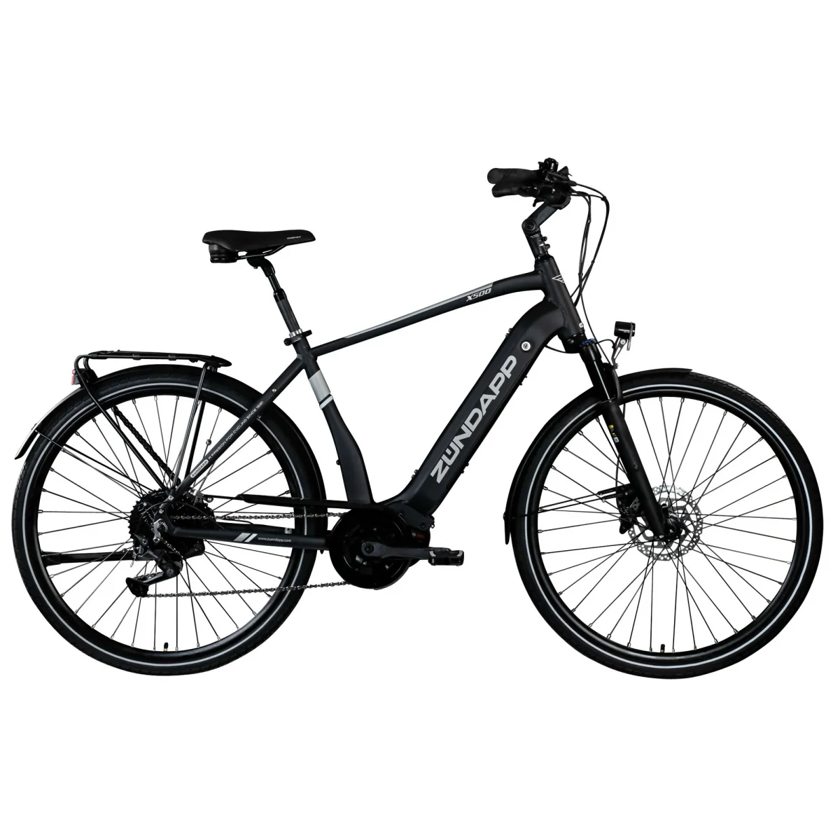 Rower elektryczny trekkingowy Zundapp X500 28" 250W BOSCH 51cm czarny - zdjęcie 3